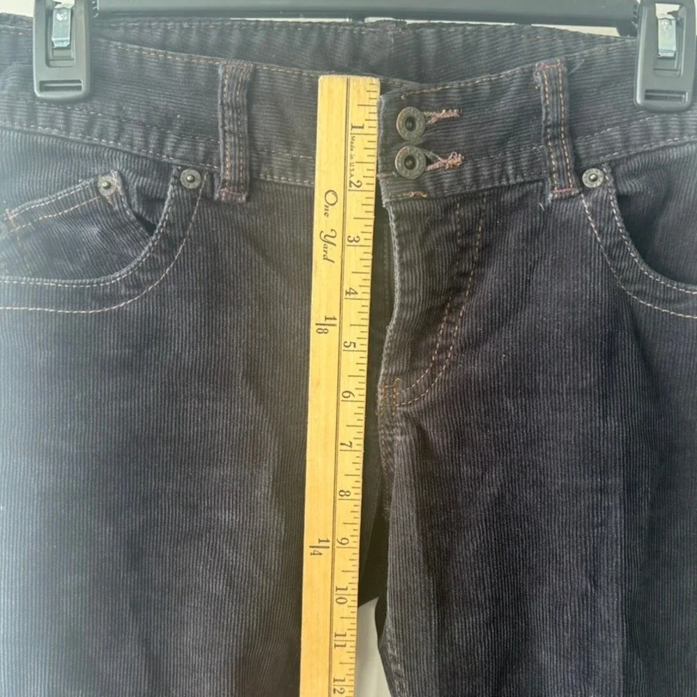 Polo Jeans Co Ralph Lauren Wendy Jean Corduroy Black Bootcut Pants Womens 28/6